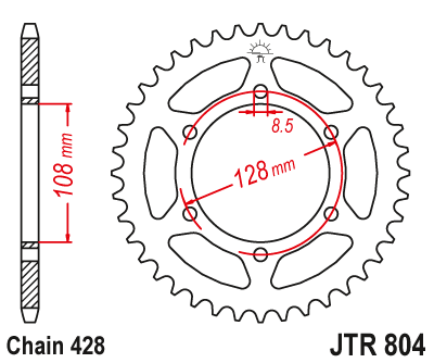 JT SPROCKETS JTR804.42 (90242jt)